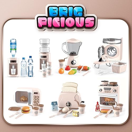 Miniatura 12 de Juguete de licuadora para niños, accesorios de cocina, electrodomésticos de juego de simulación, batidora, juguete de comida para niños, juego