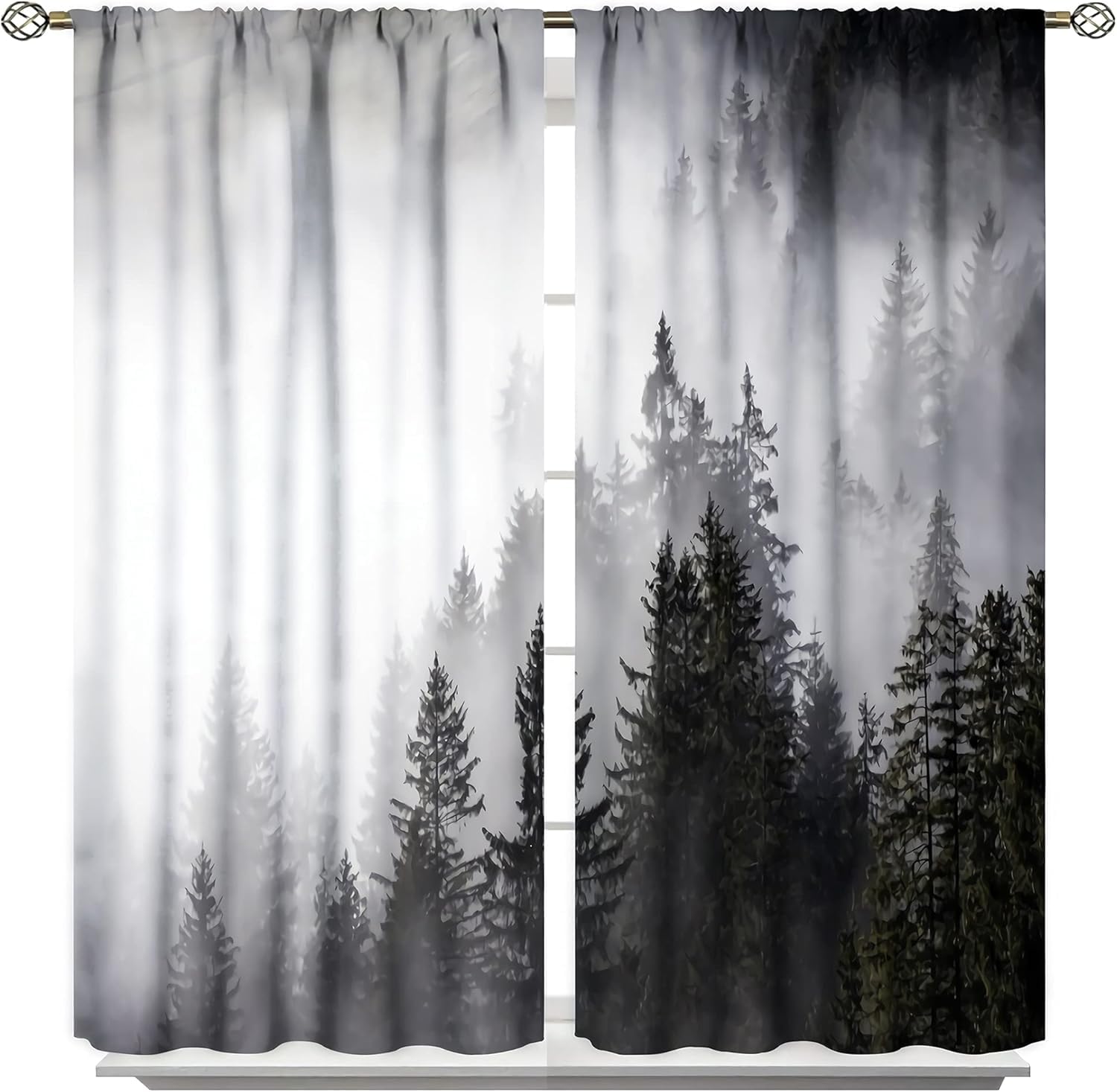 Rideaux occultants isolant thermique polyester rideaux salon chambre 2 pièces