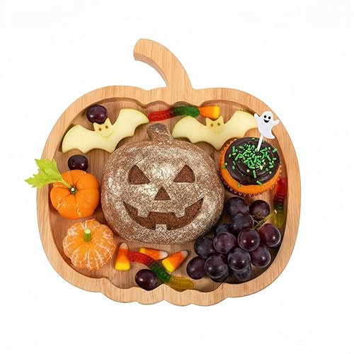 Healifty Halloween Pumpkin Charcuterie Board: Serving Platter for kitchen Home