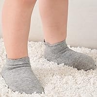 Vista 79 de Zaples - Calcetines altos hasta el tobillo para bebé con base antideslizante, unisex