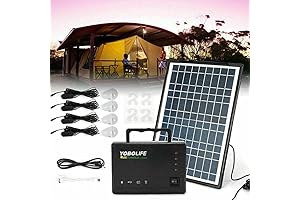 Portable Solar Panel Kit for Emergency Power