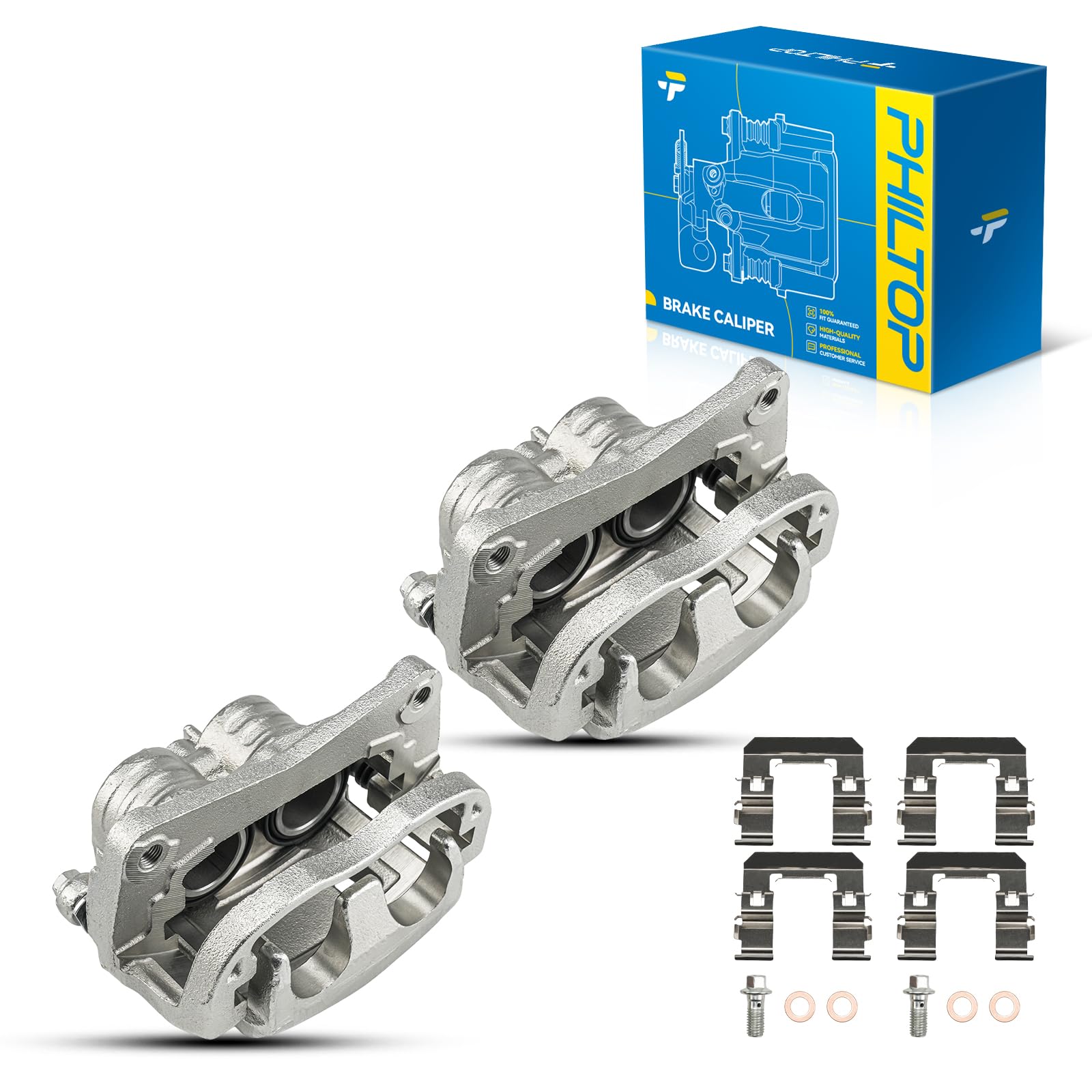 PHILTOP Front Brake Caliper for 2002-2016 Subaru Impreza
