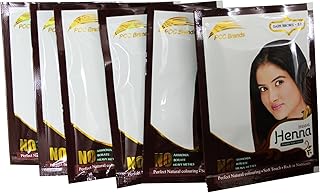 Herbal Henna Powder Hair Colour dye Ammonia Free Available in Natural colours 60g (DARK BROWN)
