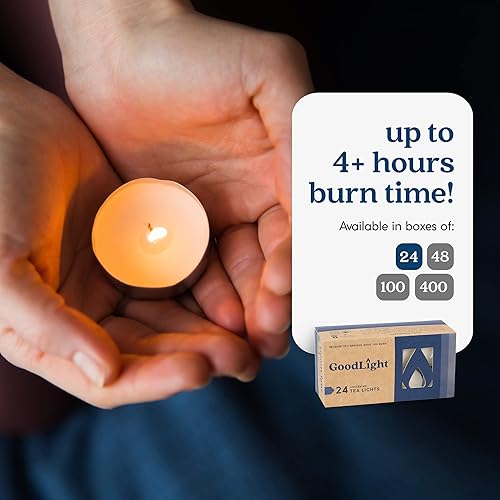 Miniatura 6 de velas de té sin parafina