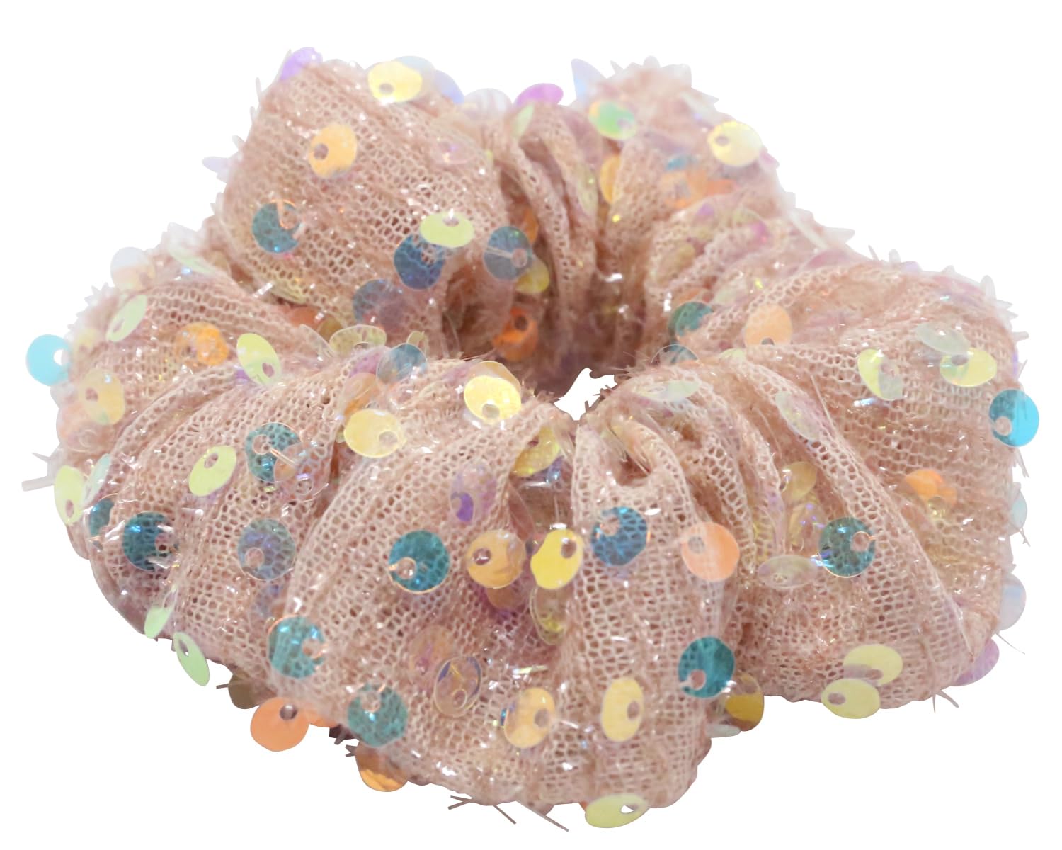 特価品☺︎☺︎シュシュ専売97キラキラストーン付可愛い薄ピンクビジューシュシュ高級感 特価品☺︎☺︎シュシュ専売97キラキラストーン付可愛い薄ピンク