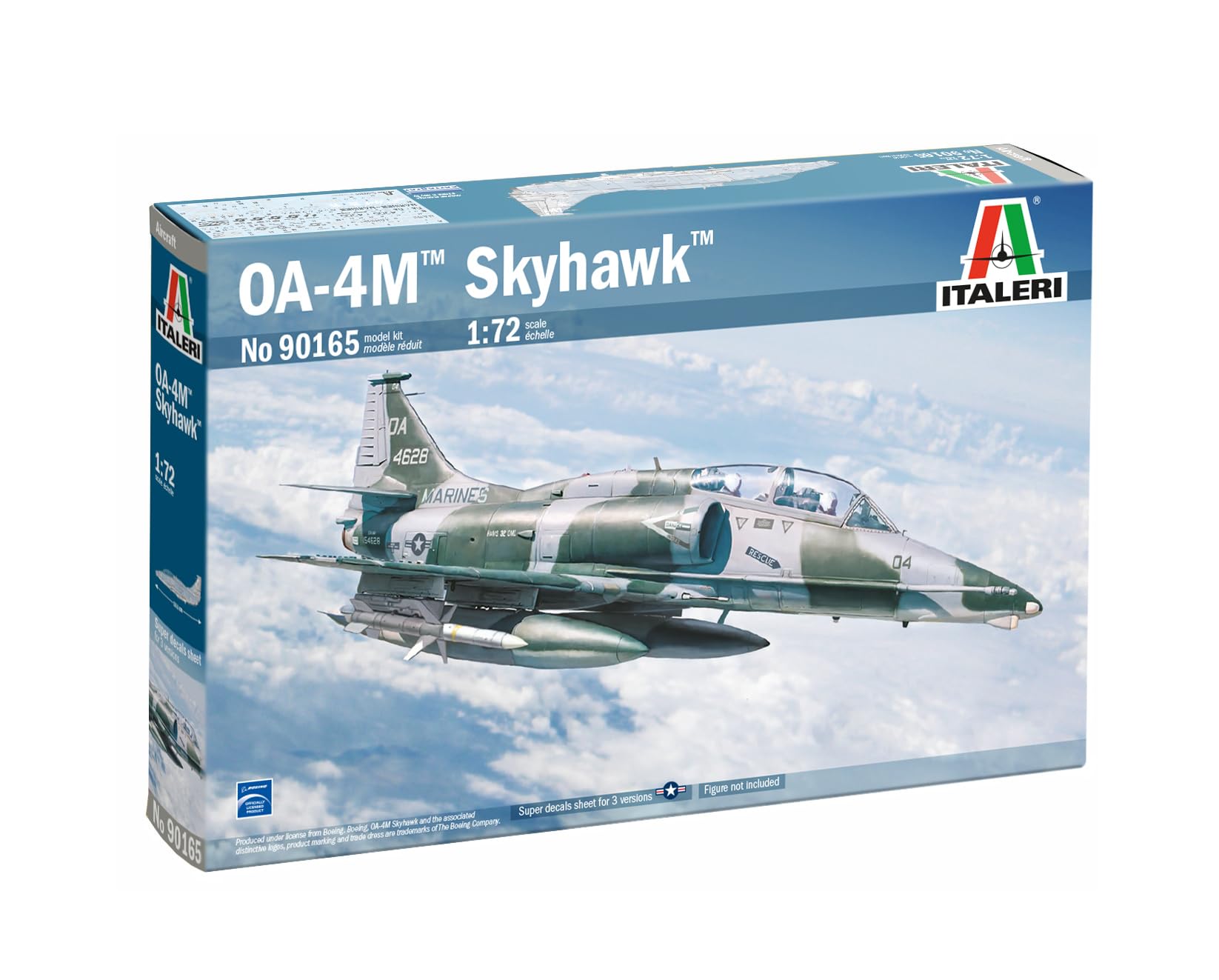 Italeri 90165 OA-4M Skyhawk 1:72 Scale Plastic Model Kit/Model Assembly