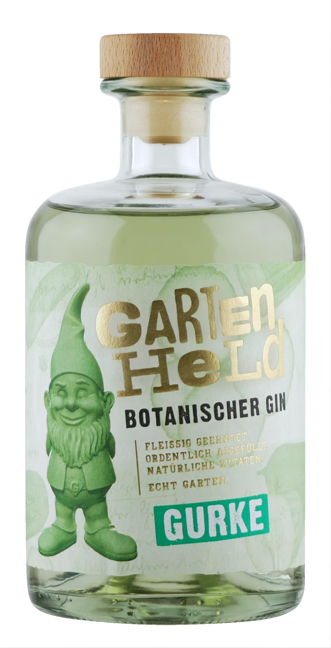 Gartenheld Gin Gin Botanischer Gin Gurke 0,5 L 37,5% Vol.