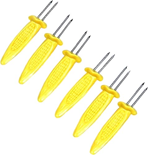 Chef Craft Classic Plastic Jumbo - Juego de 3 pares de 6 piezas, color amarillo