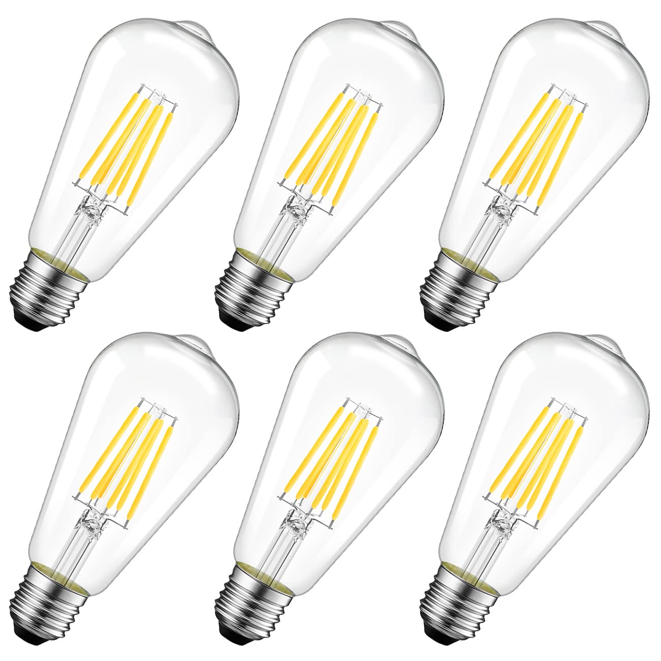 Lampadine E14 A Candela C35 Dimmerabili | Luce Calda Vintage 2700K (2 Pezzi)