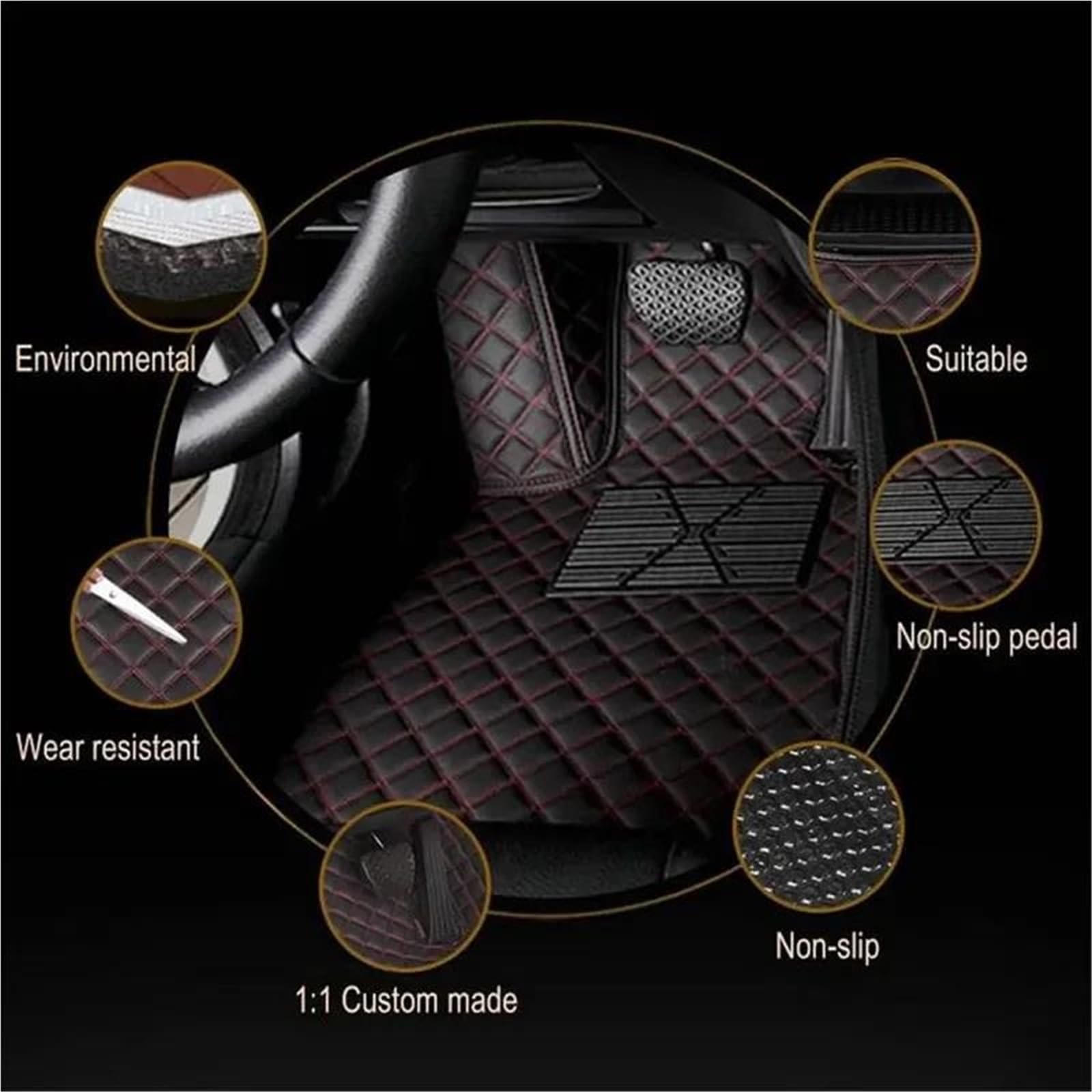 Maßgeschneiderte Autofußmatten Für Mazda 6 Gg Gh Gj 2009–2013, Alle Modelle, Autoteppiche, Teppichzubehör, Styling Anti-Schmutz