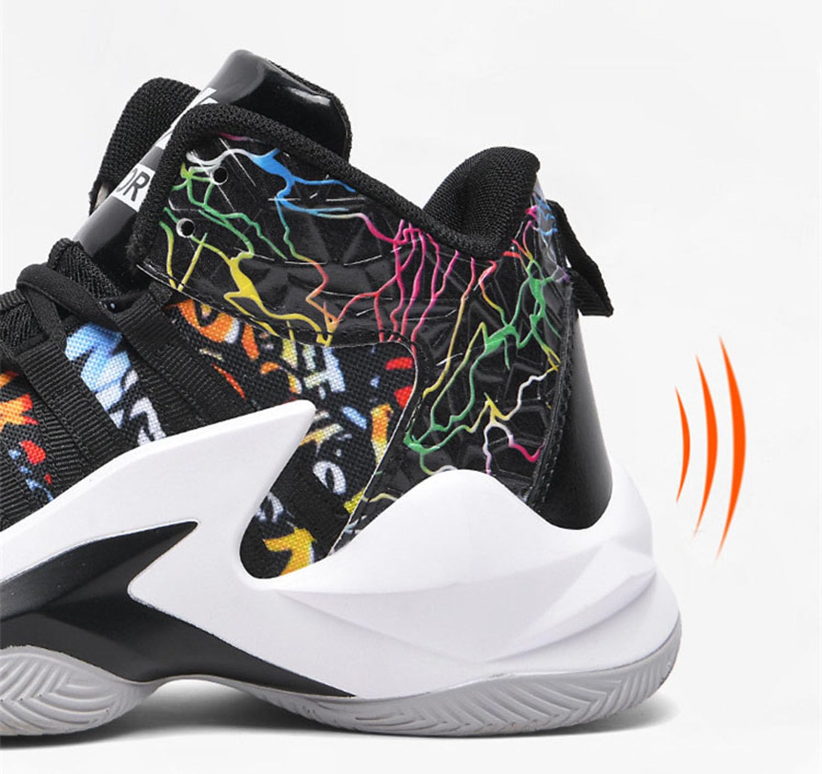 Męskie Buty Do Koszykówki Chłopców Outdoor Buty Sportowe Indoor Buty Sportowe Buty Do Biegania Wygodne(43 EU, Z02)