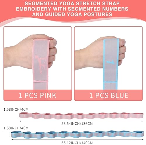 Miniatura 7 de Correa elástica para yoga con bucles, correas elásticas CEILIWEN para terapia física, banda elástica de pilates, bandas elásticas para ejercicio,