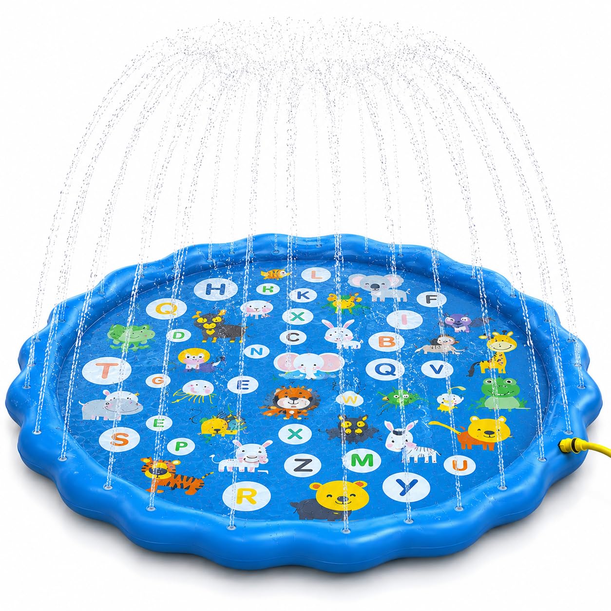 Kidology Splash Pad Sprinkler Pool for Kids 2-8 Years | Outdoor Water Sprinkler Pool for Toddlers & Kids | 97 cm Anti-Slip Non-Slip Foldable Sprinkler Mat | Summer Outdoor Water Toys Gift Boys Girls — Amazon image 12