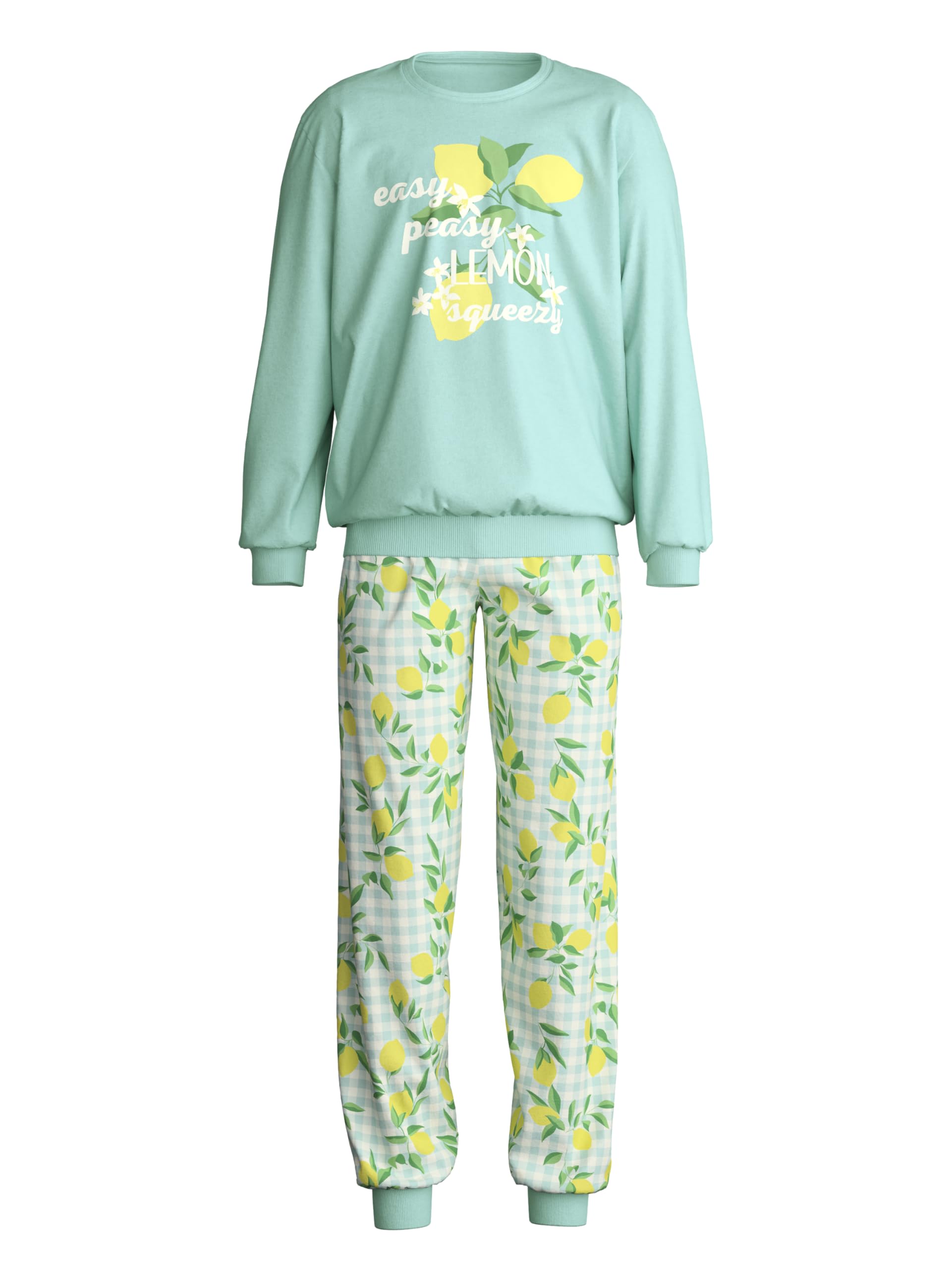 CALIDA Kids Bündchen-Pyjama Kinder | Schlafanzug aus Baumwolle, atmungsaktiv, pflegeleicht, mit weichen Bündchen