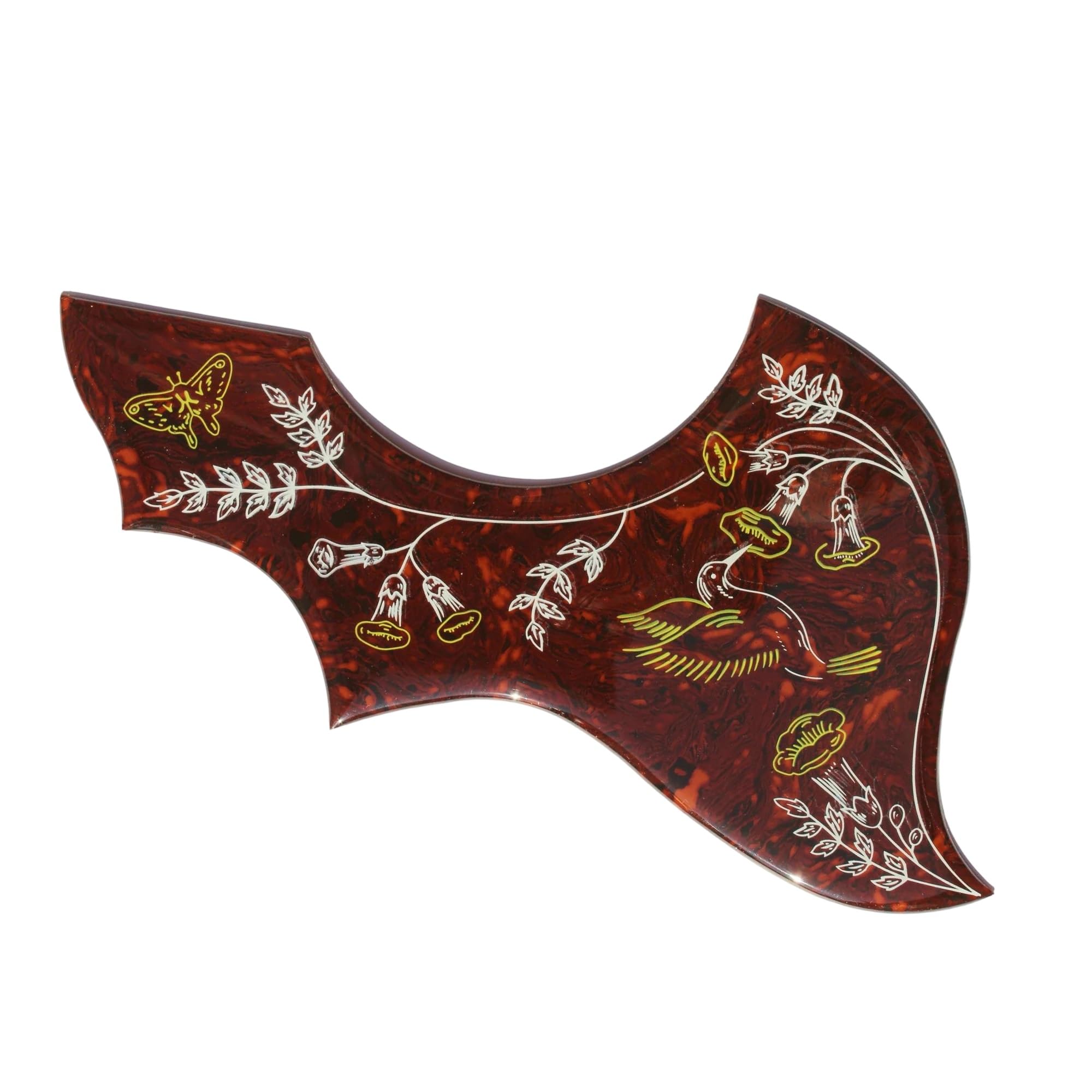 Pickguard do gitary akustycznej dla początkujących Folkowa gitara akustyczna osłona pickguardu instrument muzyczny(Right)