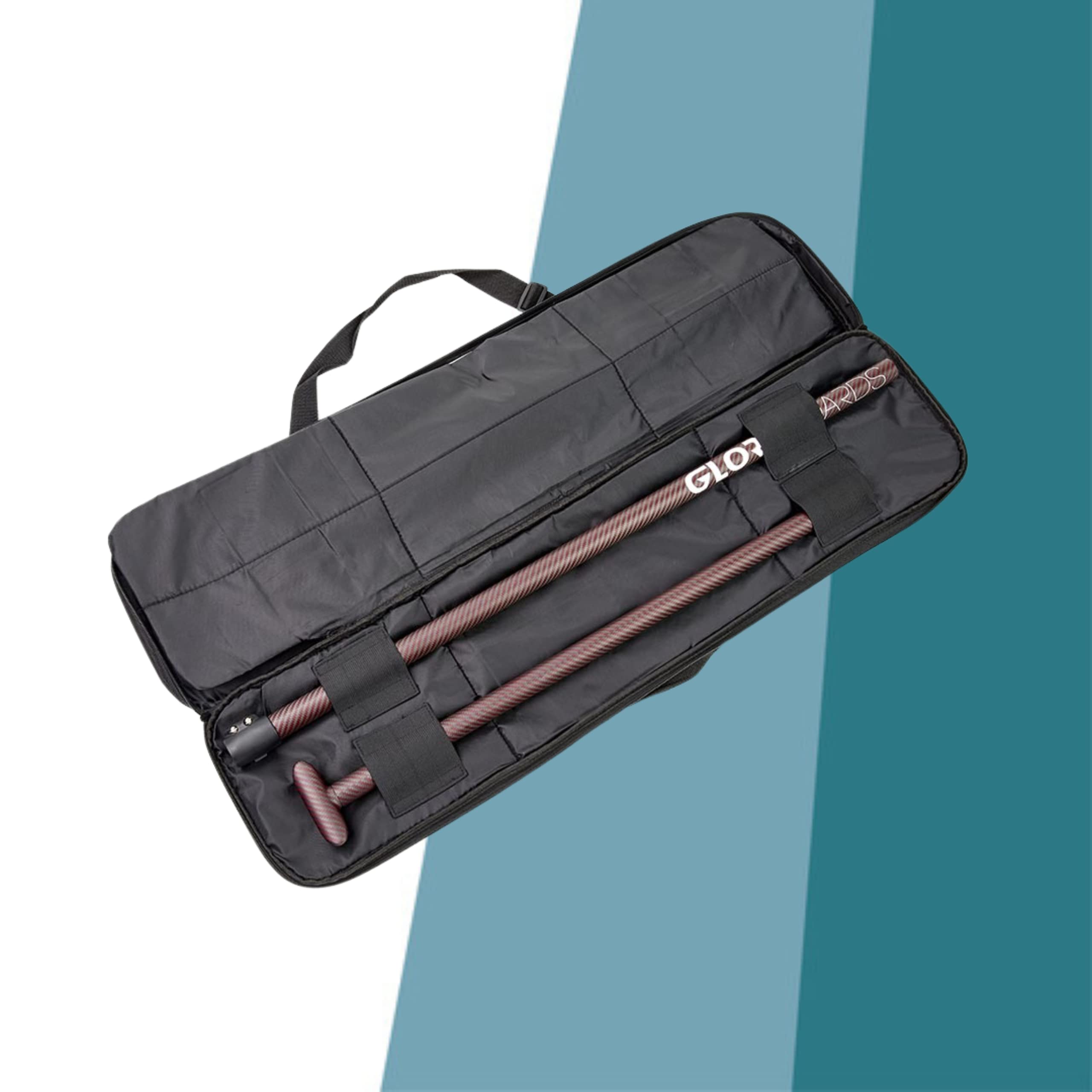 Glory Boards – Premium SUP Paddeltasche – 3-teilig – Kratzerschutz – stabil – 93 mm (H) x 25 mm (B) – optimaler Schutz für Carbon-, Fieberglas- und Alupaddel – mit Tragegurt – verstärkter Haltegriff