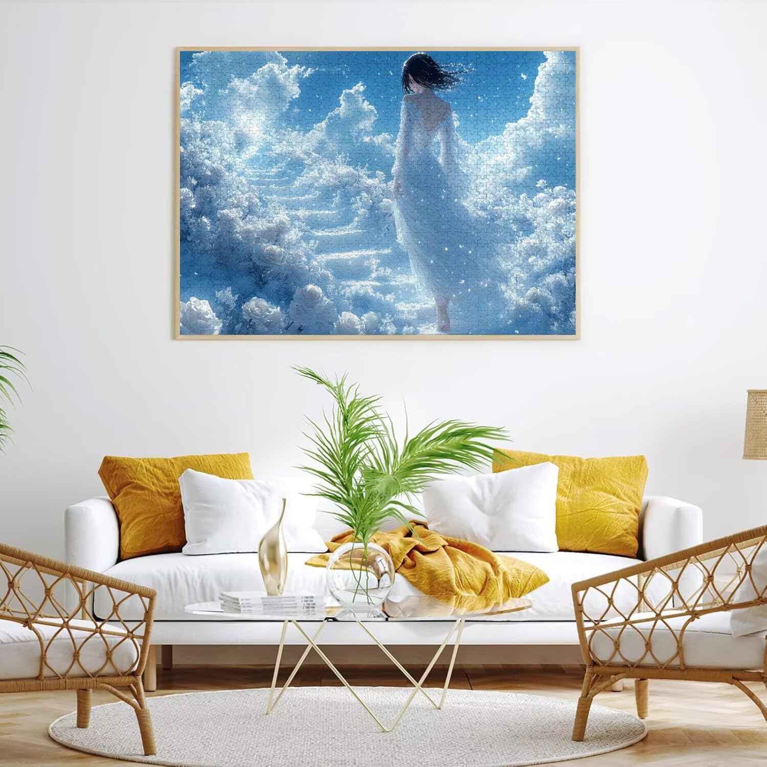 Puzzle dla dorosłych 4000, sceneria anime, 141 x 87 cm, n-85