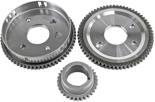 DNJ TK1116B Timing Chain Kit for 2009-2010 Chrysler, Dodge 300, Avenger, Charger 2.7L V6 24V DOHC 2736cc
