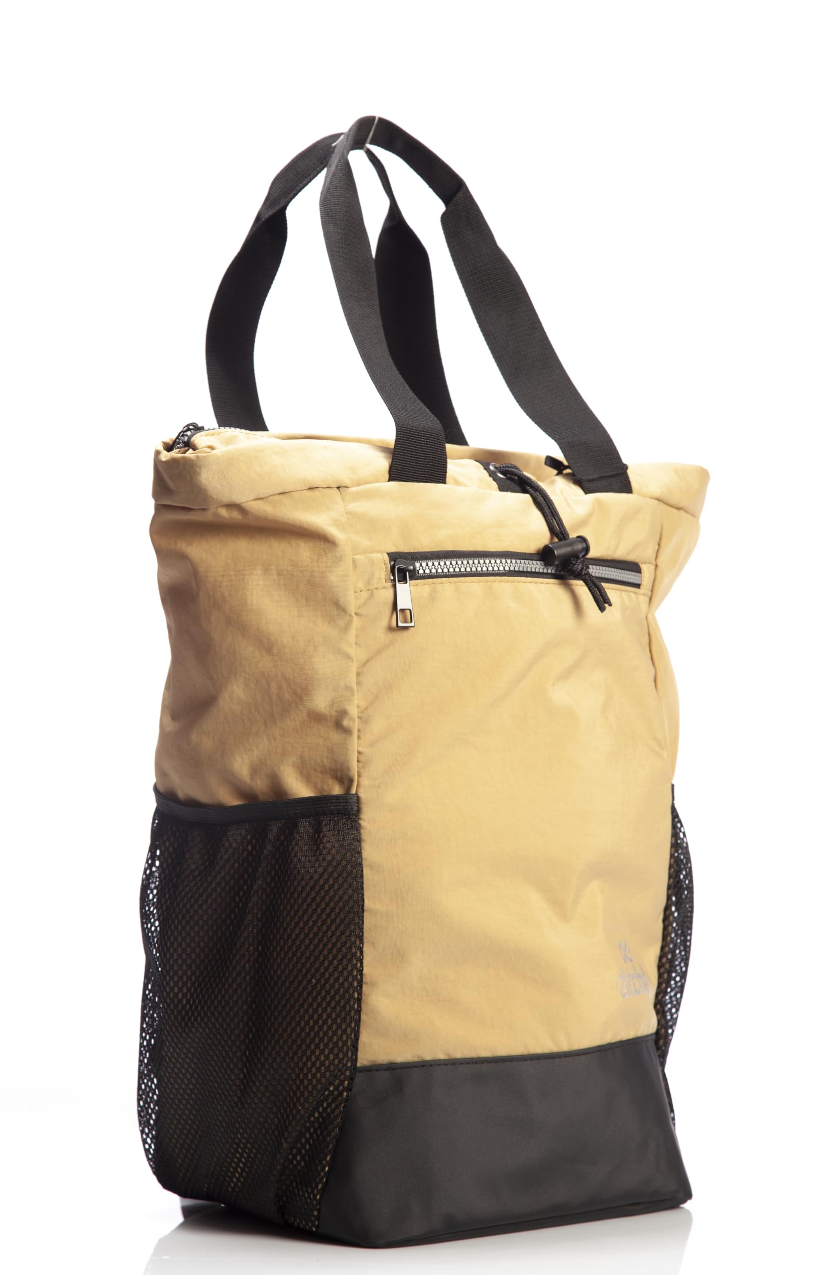 DITCHIL Mochila Gimnasio, Gym Mujer, Mochila Urbana 2 en 1 Convertible en Tote Bag, Bolsa Deportiva de Nylon Resistente para Deporte, Fitness y Uso Diario (Beige) — view 3