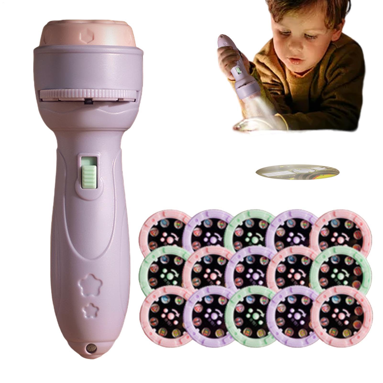 Proiettore torcia per bambini, Proiettore torcia per bambini Giocattoli | Giochi con proiettore per bambini Proiezione di giocattoli per la motricità fine Comple