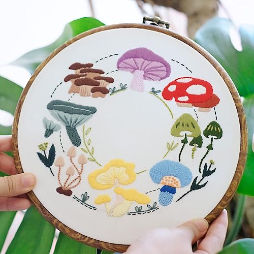 Miniatura 3 de HAND U JOURNEY Kit básico de puntadas de bordado, 28 técnicas de puntada con juego de bordado de setas, kit de manualidades para principiantes para