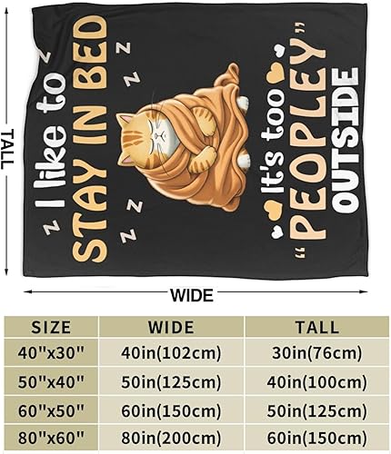 Miniatura 4 de Divertida manta de gato para niñas y mujeres, regalos para amantes de los gatos, ultra suave y acogedora, manta de forro polar de gato mullido para