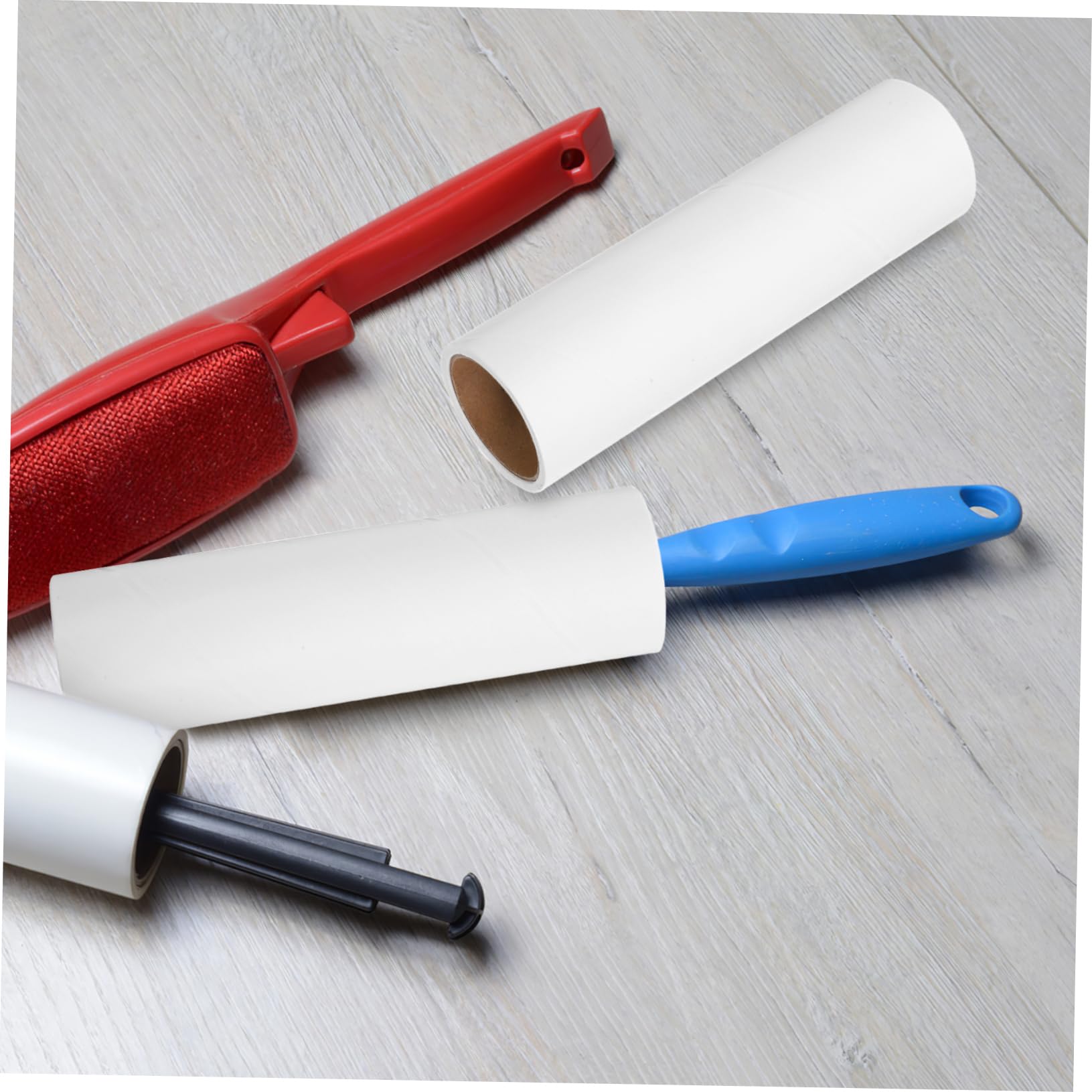 Ipetboom Rodillo Quitapelusas de Repuesto, 10 Rollos de Papel Blanco, 50 Hojas por Rollo, Adhesivo para Ropa y Cama, Fácil de Cambiar