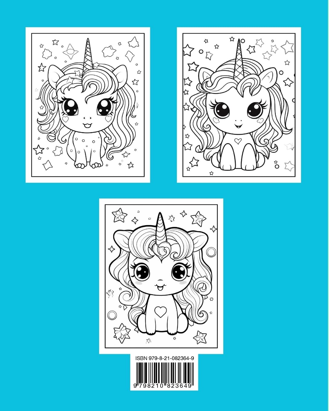 Niedliche Kawaii Einhorn Malbuch: Magische und schne Einhorn-Designs fr Mdchen