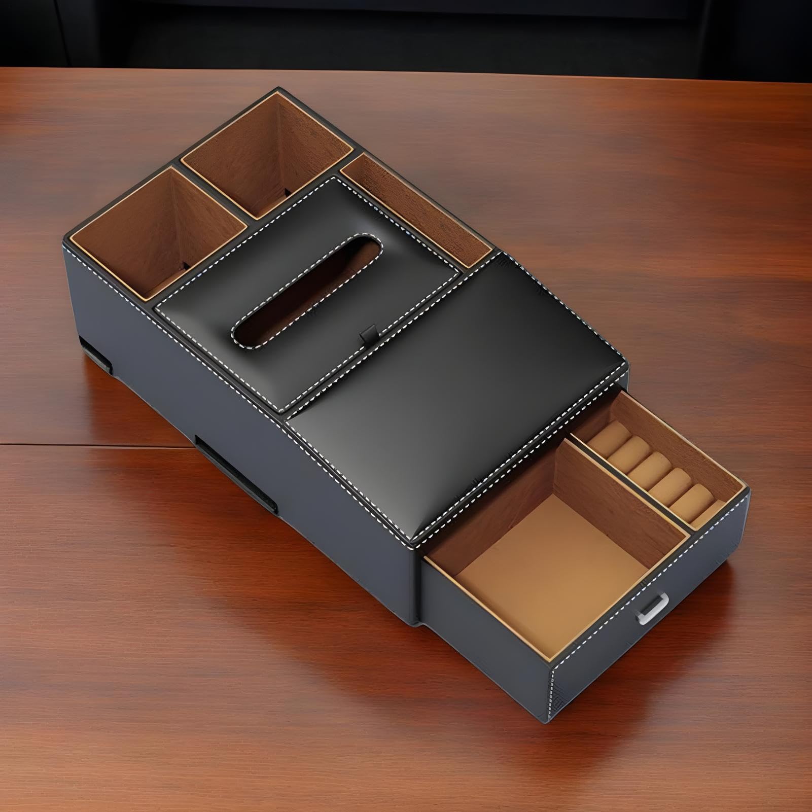 Organizzatore Di Scatola Di Immagazzinaggio Per Bracciolo 'automobile Dis | Scatola di immagazzinaggio Per Console Centrale Dell'automobile Per Accessori Del Telefono Per Interni