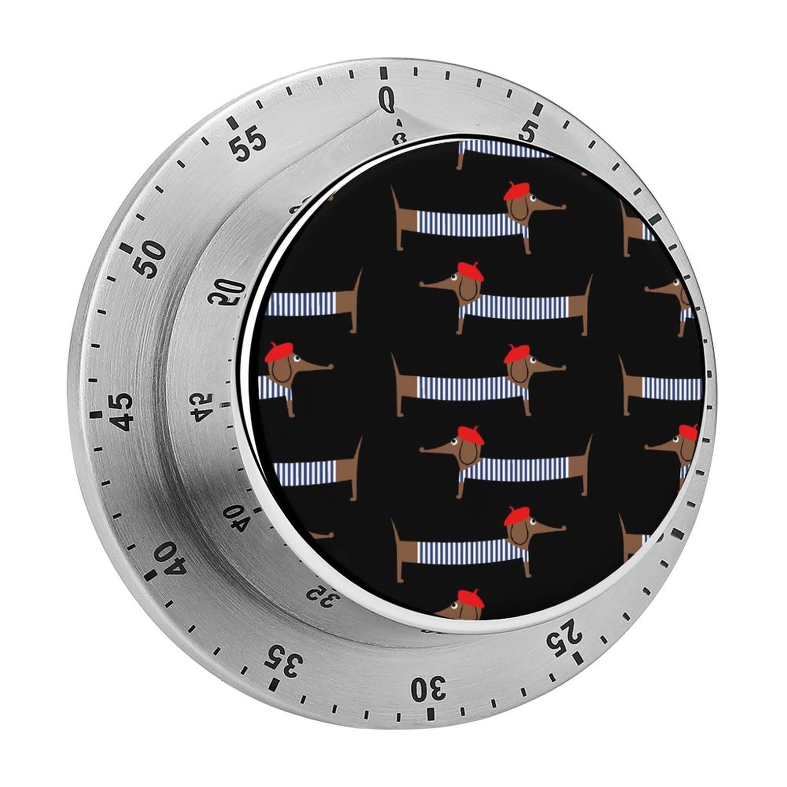 Kitchen Timer Animal Dachshund Dog Pattern Timer Magnetic Timer Mechanical Timer For Home Baking Cooking Oven