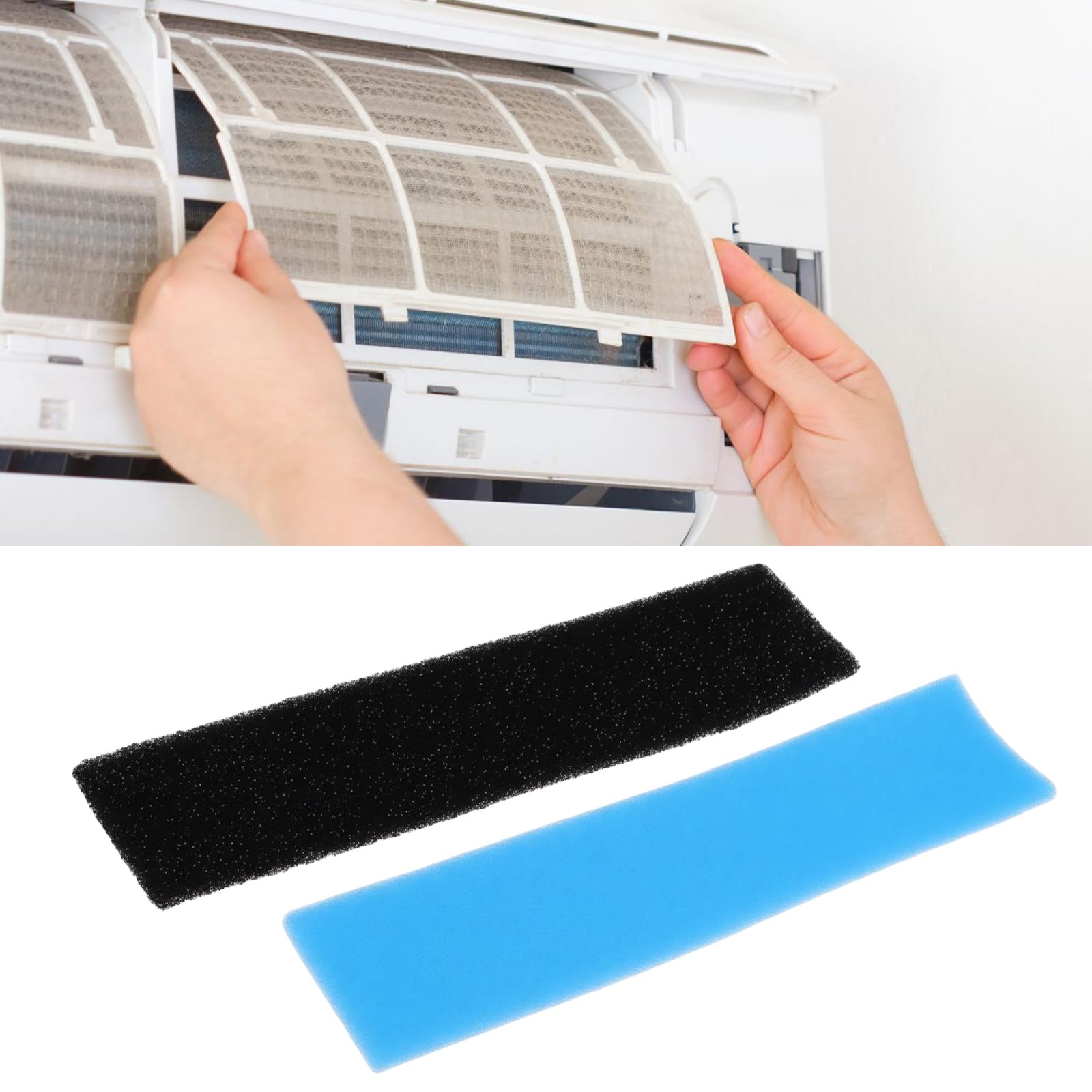 12x Filtri Aria Mini Split Da 8,3 Pollici Compatibile Con Mitsubishi Electric MAC-2300FT-E MAC-3000FT-E Senza Telai