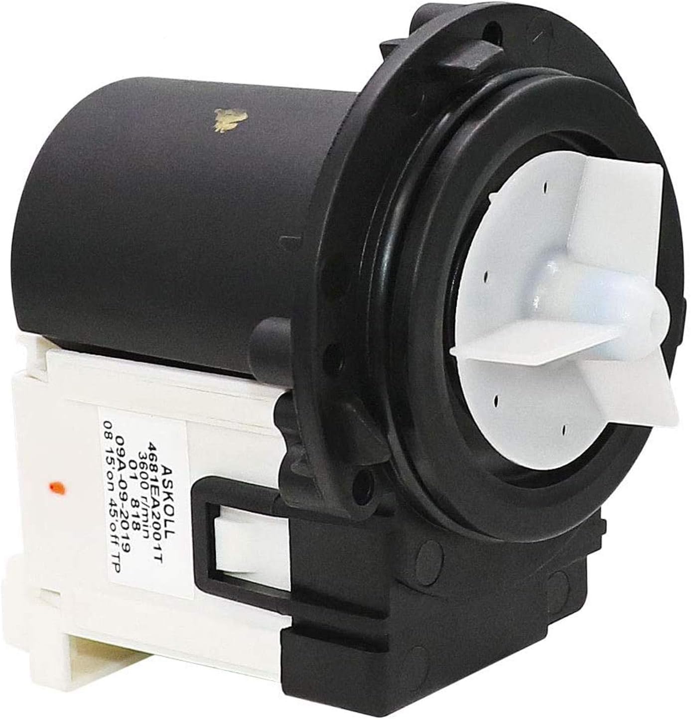 4681EA2001T OEM Washer Drain Pump Motor Replacement for Kenmore & LG - AP5328388 4681EA1007G 4681EA1007D - Fits WM2101HW WM3270CW WM3431HS WM3770HVA Washing Machines
