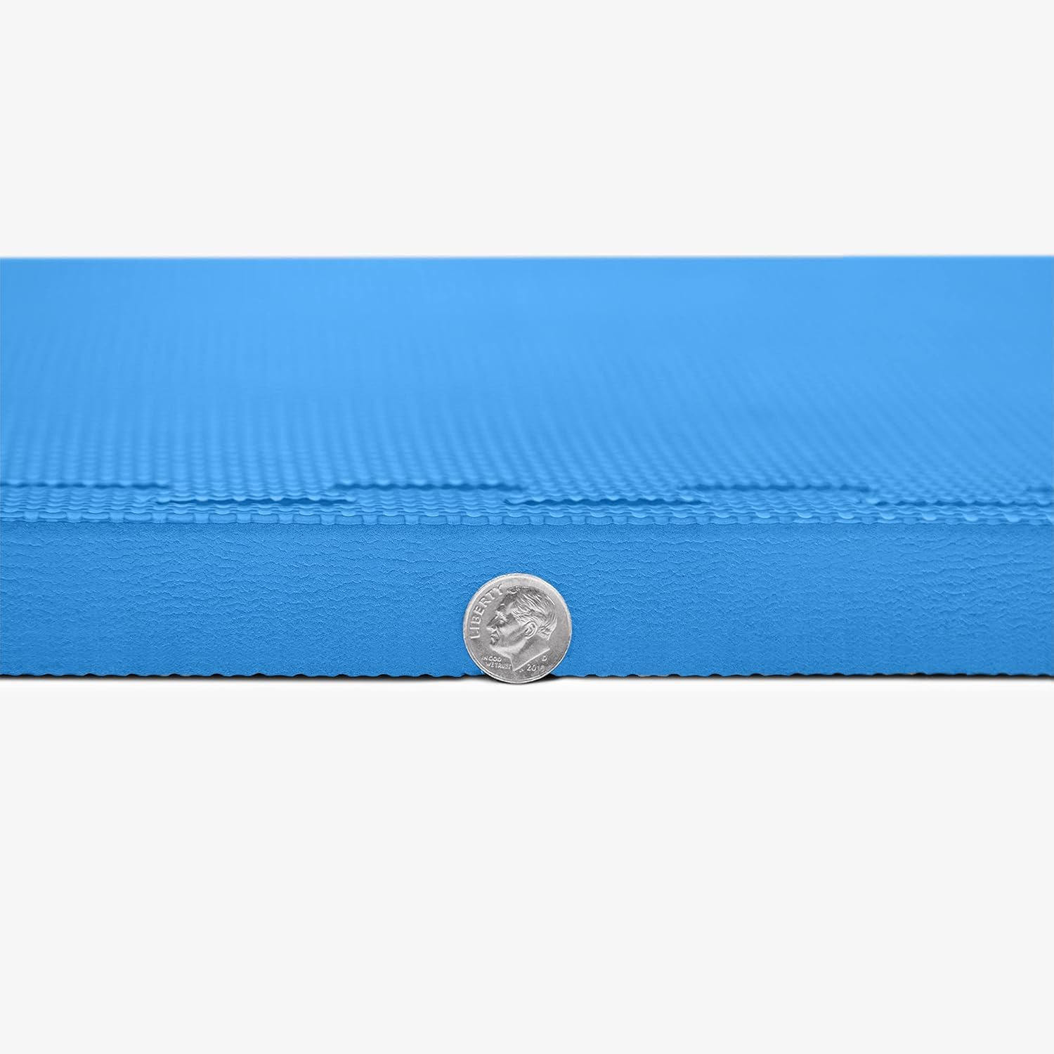 IncStores Fitness Foam Exercise, Aerobic, Playroom, Multipurpose, Flooring Mat Tiles (Blue, 1" Thick, 48 Square Feet)