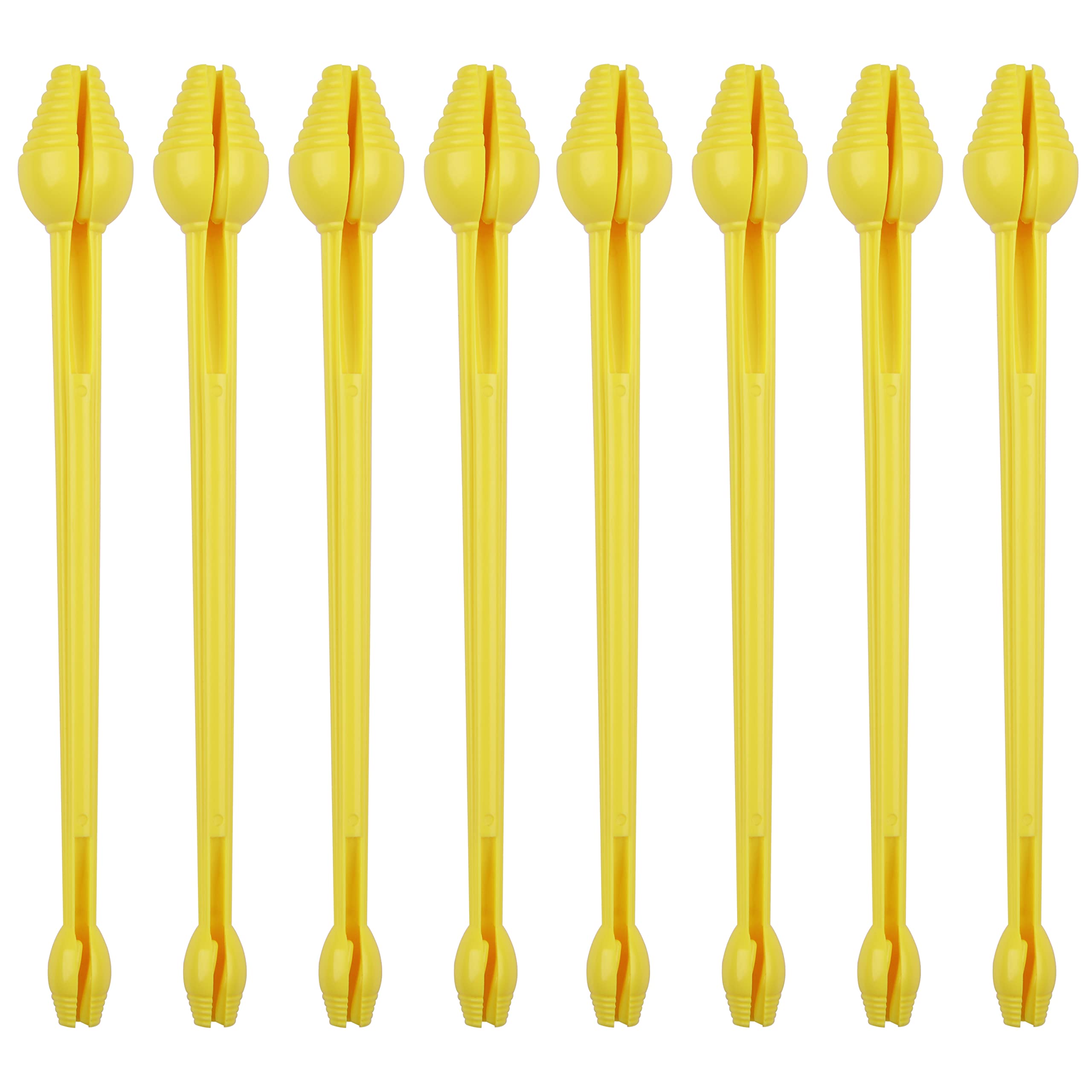 Fishing Hook Disgorger, 8pcs Snelled Fish Hook Remover Tool Fish Dehooker Plastic Portable Unhook Extractor Tool Fishing Saltwater Fishing Supplies