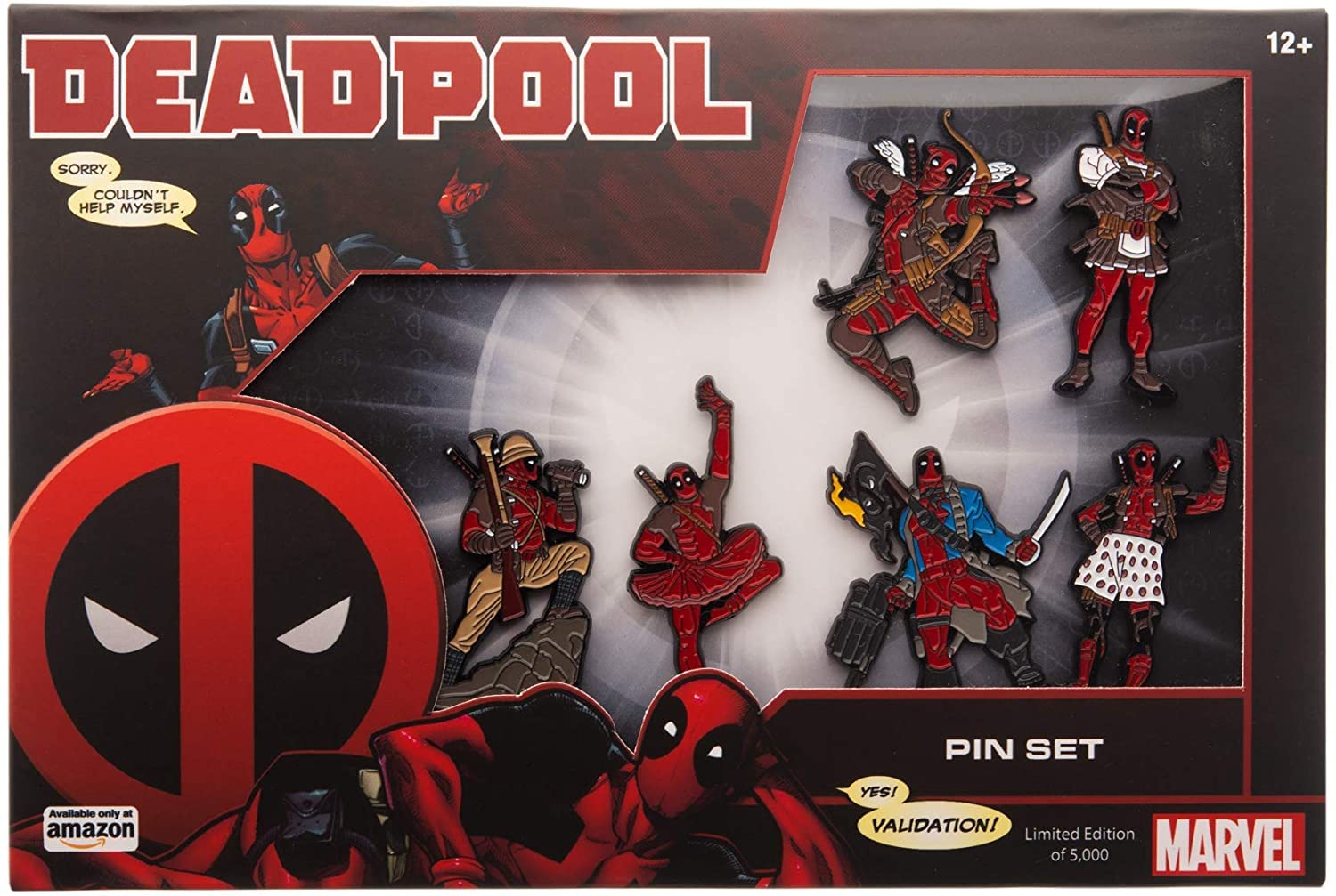 Marvel Deadpool Enamel Pin Set