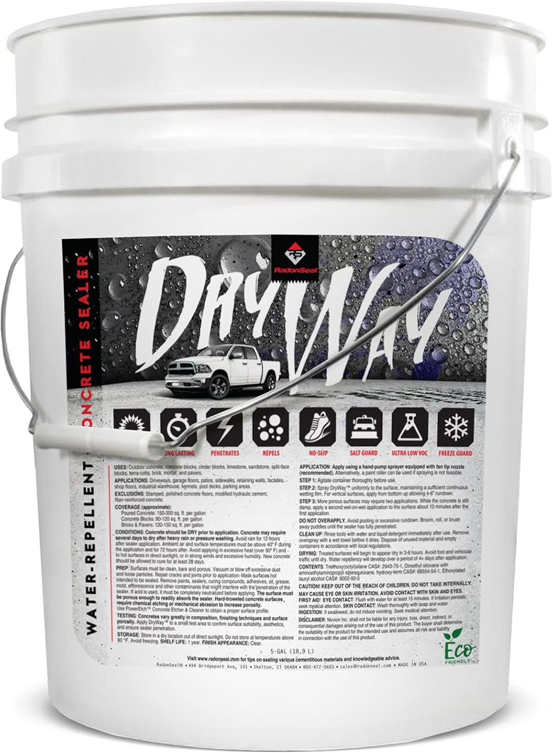 DryWay WaterRepellent Concrete Sealer Silane & Siloxane