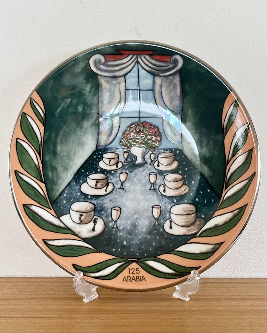 ARABIA ヘルヤ アラビア社125周年記念 限定ウォールプレート Amazon | ARABIA ヘルヤ アラビア社125周年記念 限定ウォール