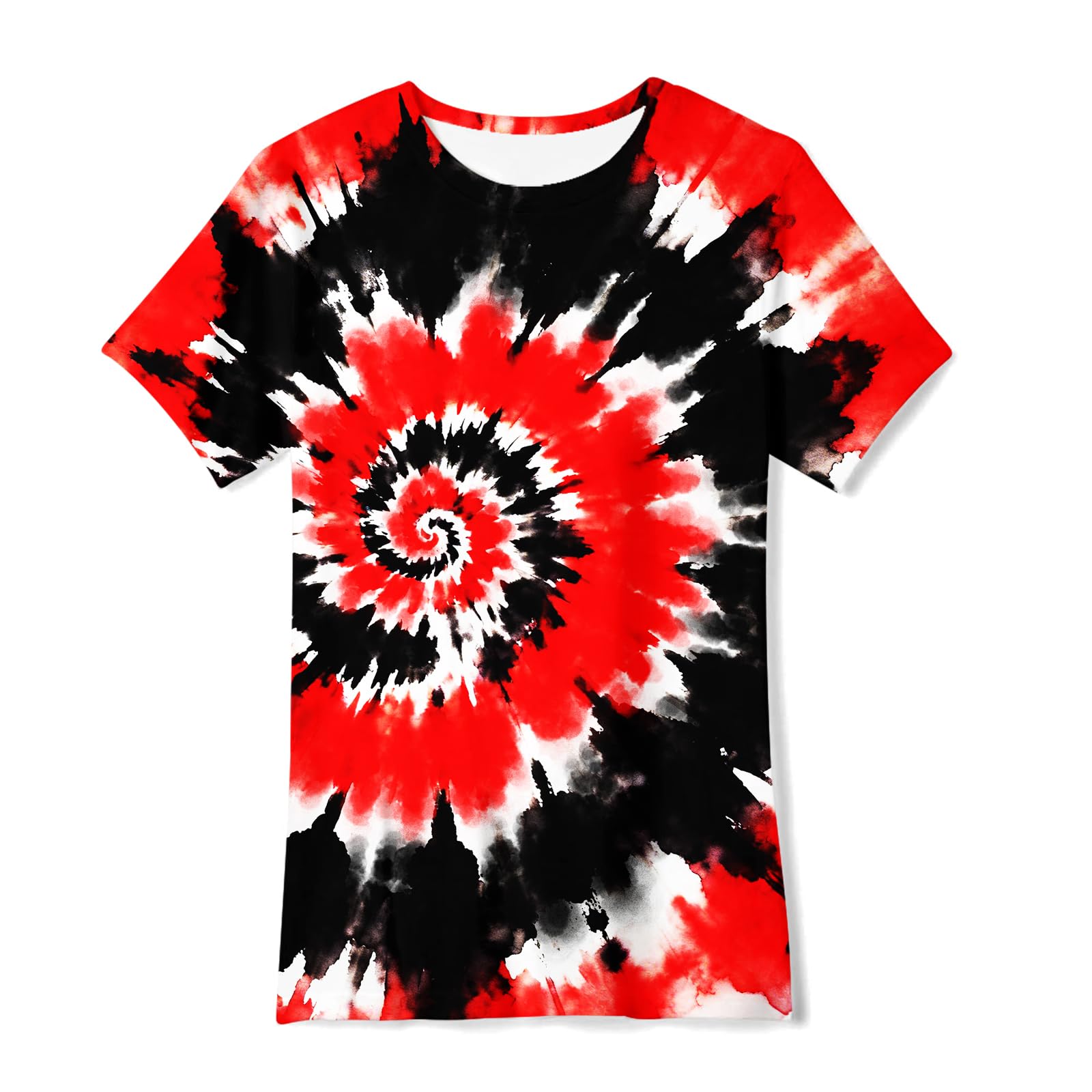 Boys Tie Dye Shirt Size 4-14 Hippies Senior Rainbow Tees T Shirts for Kids | Tees T shirts for Kids