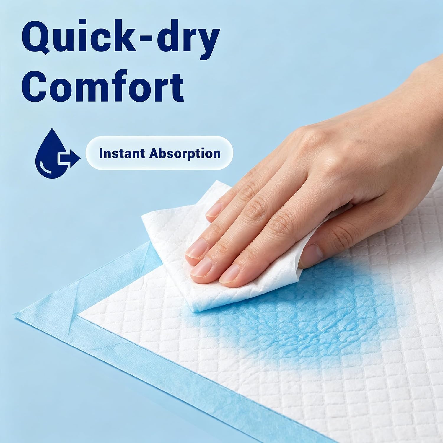 30"x36" Bed Pads Disposable Adult, 7-Layer,Extra Large 100 Count | Overnight Protection for Incontinence, Super Absorbent, Quick-Dry, Skin-Friendly, Pee Pads for Dogs, Elderly, Baby