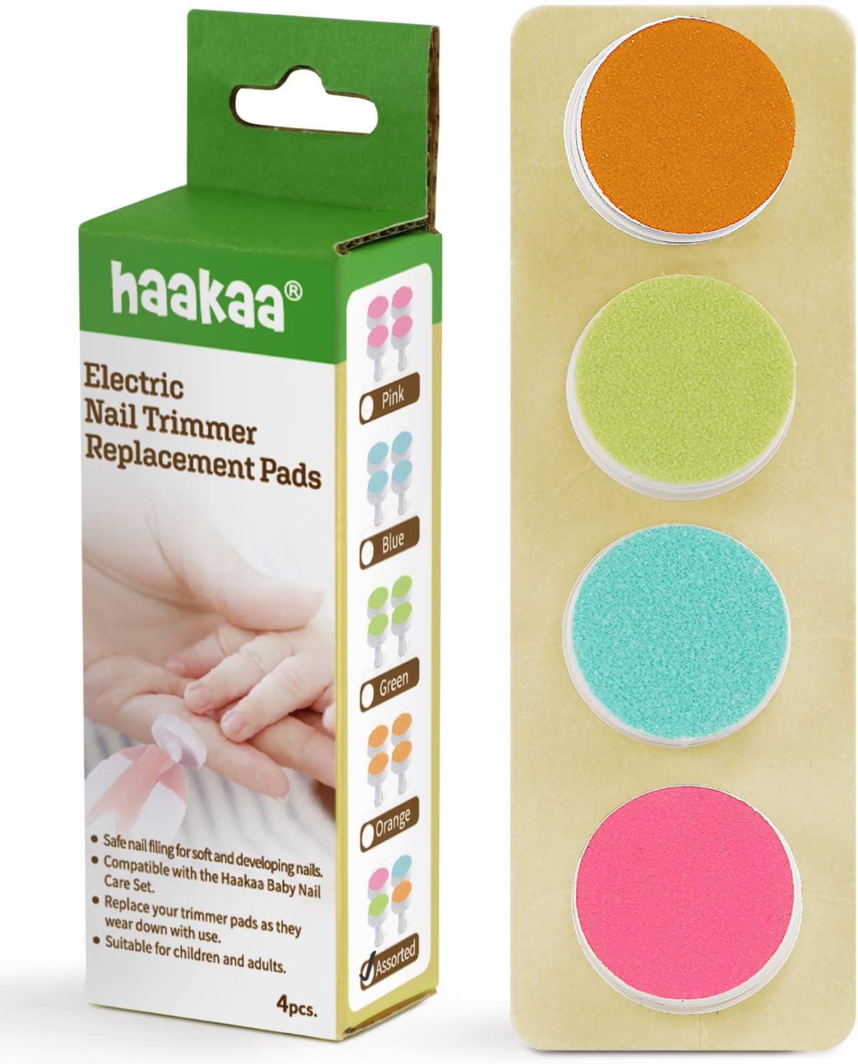 haakaa Electric Nail Trimmer Replacement Pads Baby Nail
