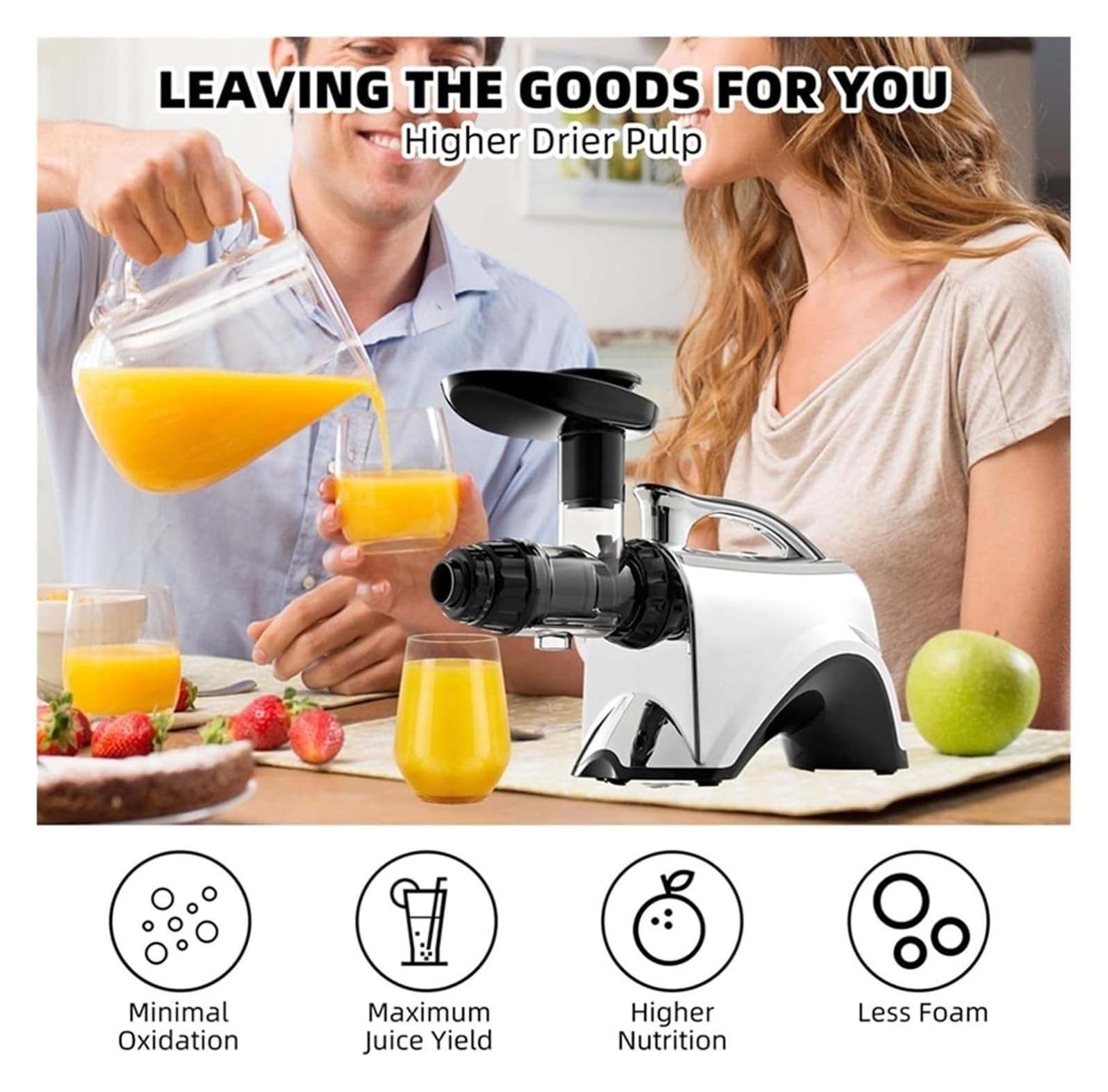 Juice Attachment Juicer,Large Diameter Slow Speed,Model 8006/8003/8051