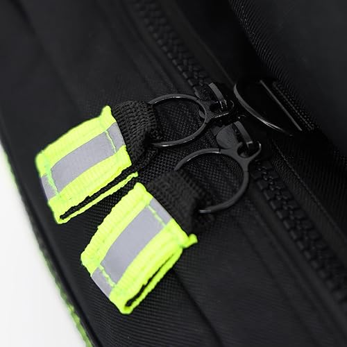 Miniatura 8 de Lightning X - Bolsa de salto de trauma EMT personalizable para médico de primera respuesta con nombre bordado, Negro -, Bordado