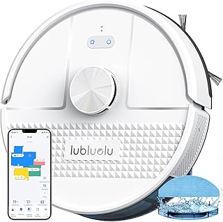 Lubluelu Robot Vacuum 4500Pa,3-in-1 Robot Vacuums and Mop,Lidar Navigation,Smart Mapping,Customized Mode,Quiet,App/Alexa,R...