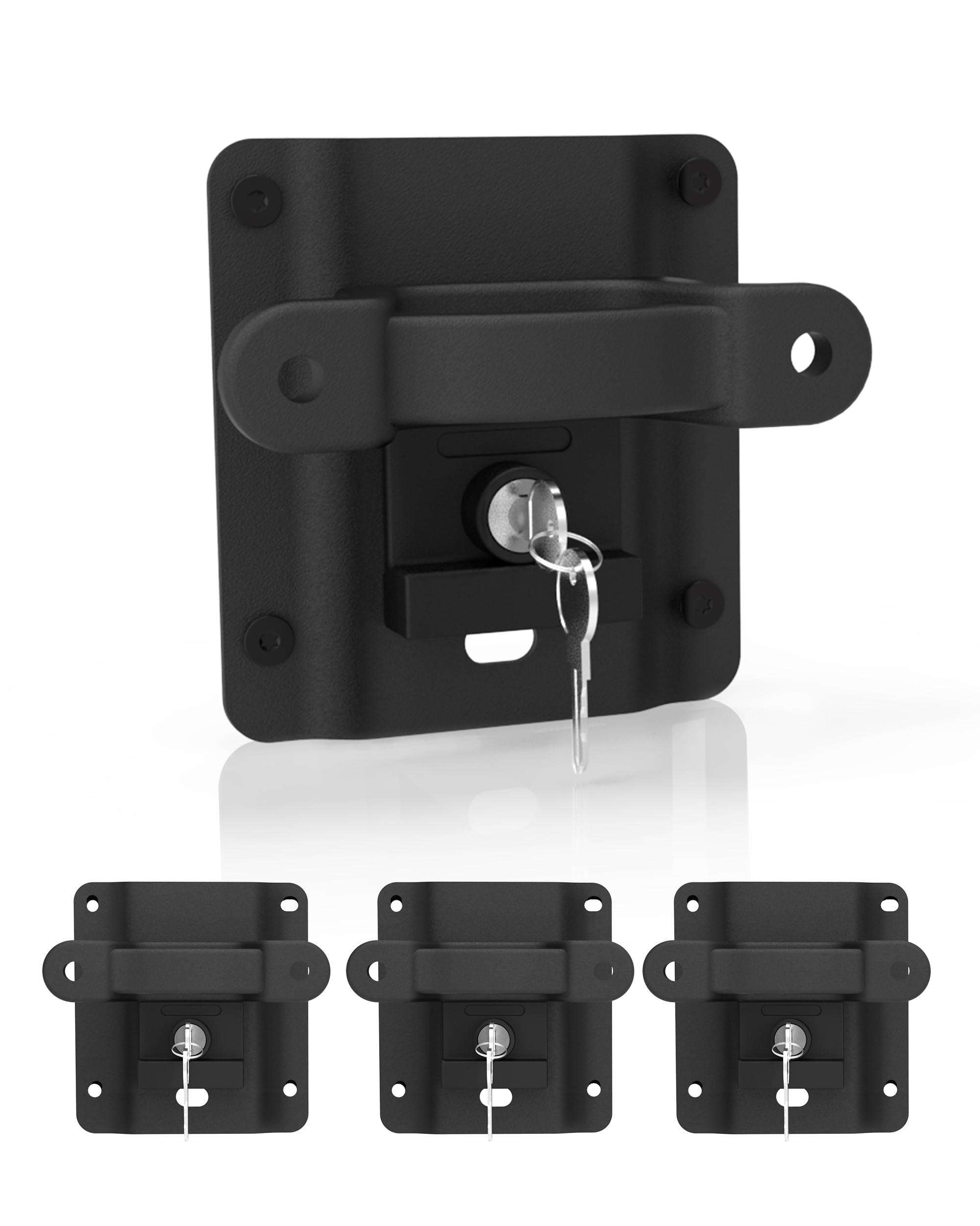 RETRUE Anclajes de amarre para caja de camioneta adecuados para F150 F250 F350 2015-2025, accesorios de amarre y anclajes de camión de repuesto #FL3Z-99000A64-B/FL3Z-9928408-AB, 4 piezas
