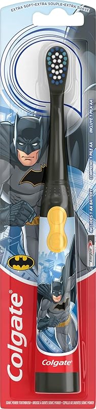 Kids Battery Powered Toothbrush, Batman, Extra Soft Toothbrush, Ages 3 and Up, 1 Pack