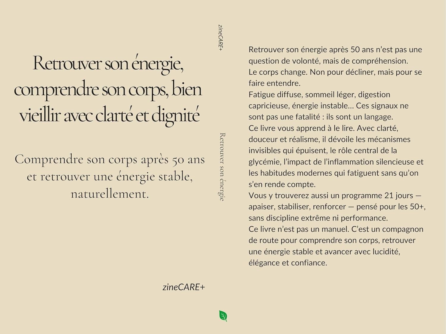 Retrouver son énergie après 50 ans: Comprendre son corps, apaiser l’inflammation, stabiliser sa glycémie et bien vieillir avec clarté, douceur et dignité (French Edition)      Kindle Edition