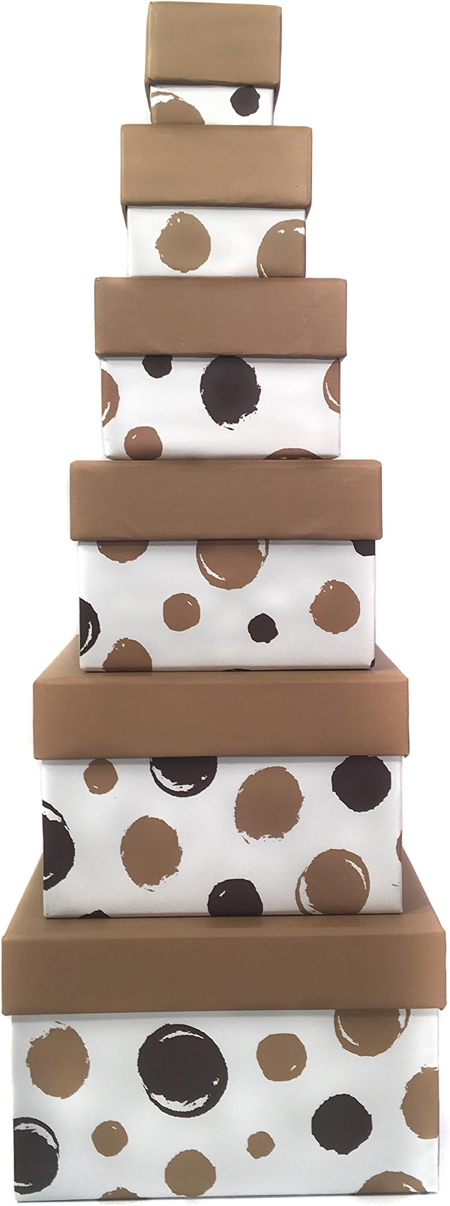 Nested Gift Box Tower 6 Tier| Empty Bulk Wholesale Boxes