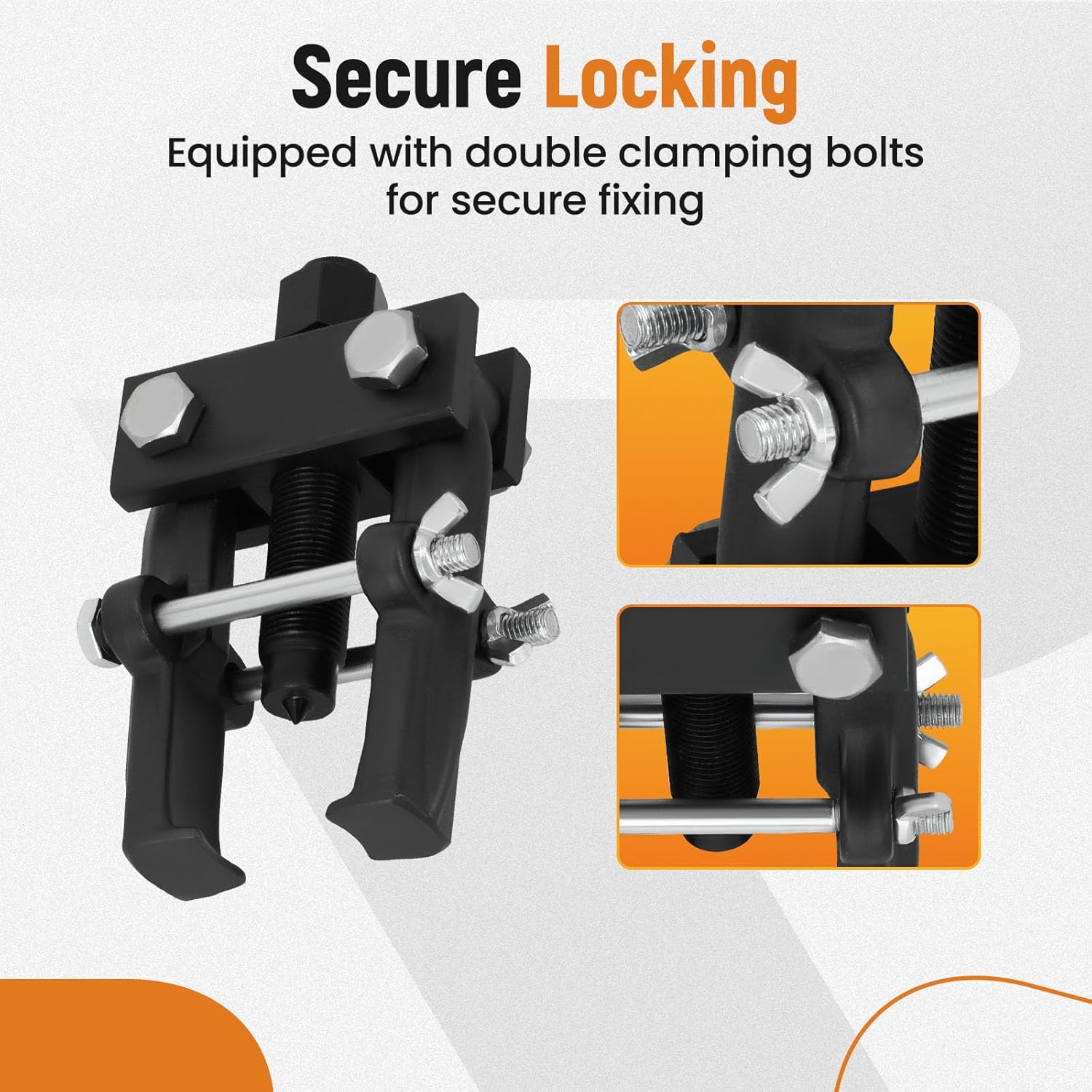 maXpeedingrods Heavy Duty Pitman Arm Puller for 3/4-Ton Capacity Passenger Cars & Light Trucks, Adjustable 2 Jaw Bearing Puller Removal Tool for Pitman Arms, Bearings, Collars, Gears