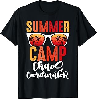 Chaos Coordinator Funny Summer Camp Counselor T-Shirt