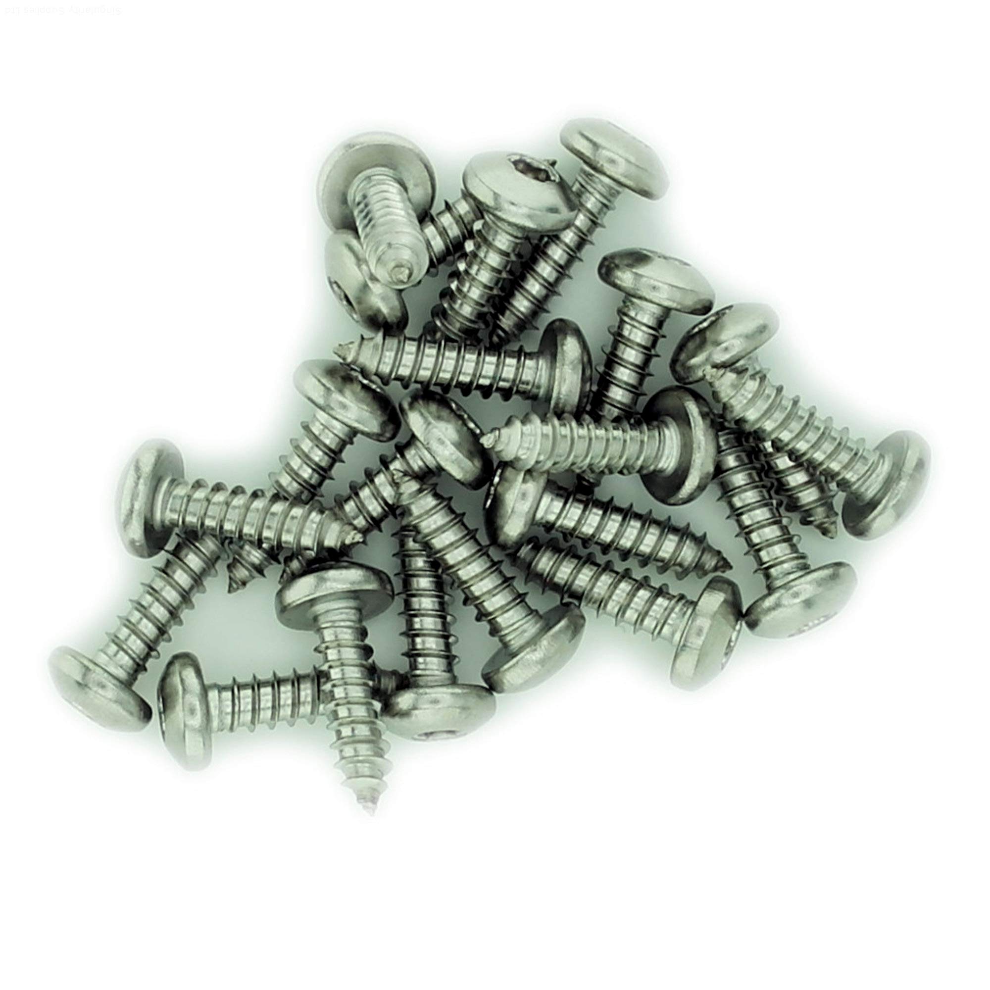 Singularity Supplies No.10 X 3.15 (4.8Mm X 80Mm) Tx Pan Self-Tapping Screw - Stainless Steel (A2) (Pack Of 20)